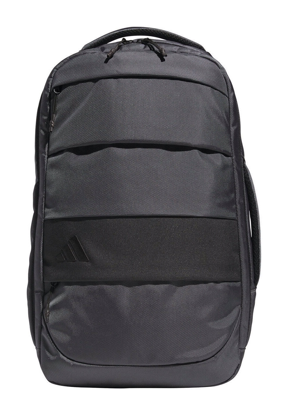 Lightweight black embroidered workwear backpack with multiple compartments for personalised uniforms and durable construction. Suitable for professionals seeking customised work apparel.