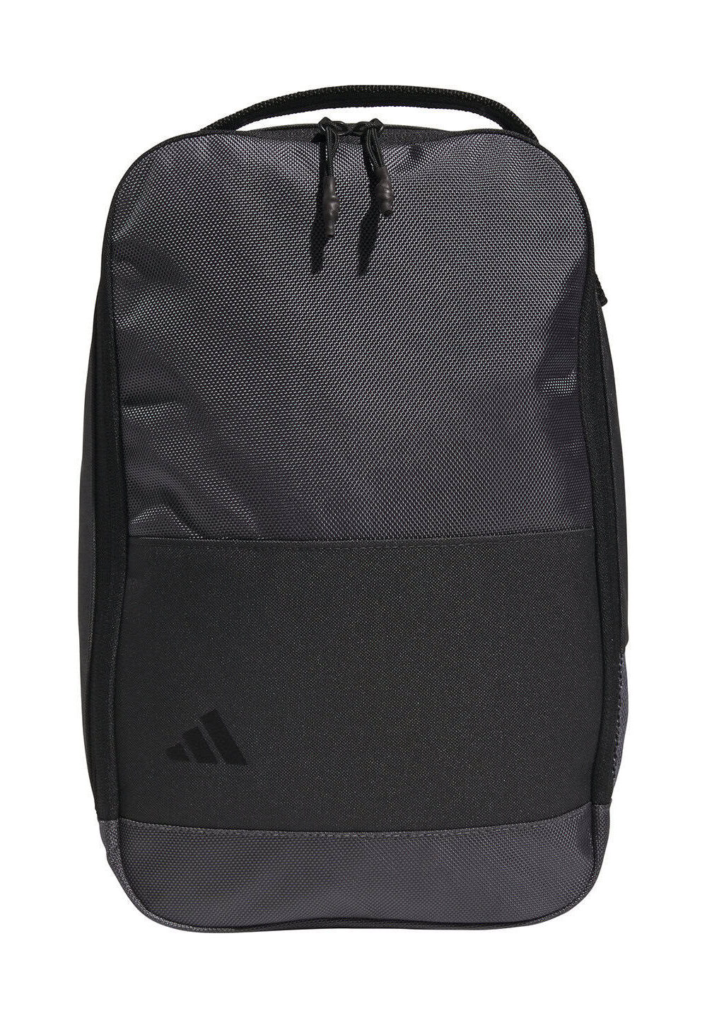 Black embroidered workwear backpack with multiple compartments for easy organisation.