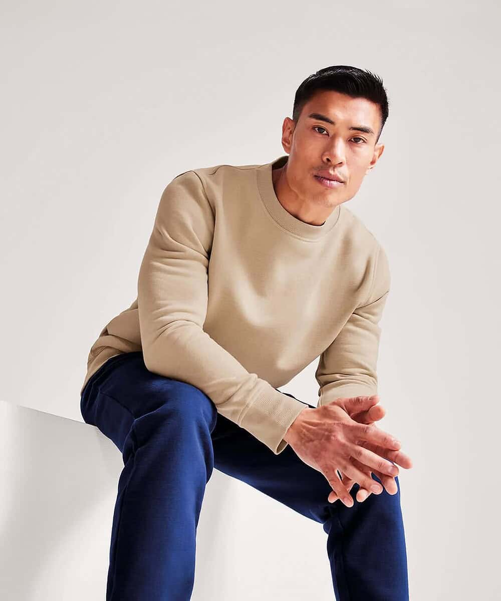 Embroidered or printed Anthem AM020 sweatshirt, ideal for personalised workwear or casual clothing.