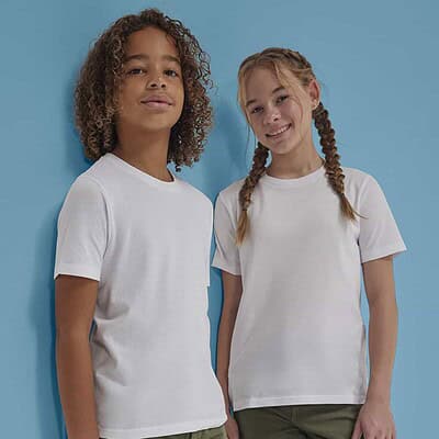 Kids T-Shirts for Embroidery & Printing - B&C E190, B220B.