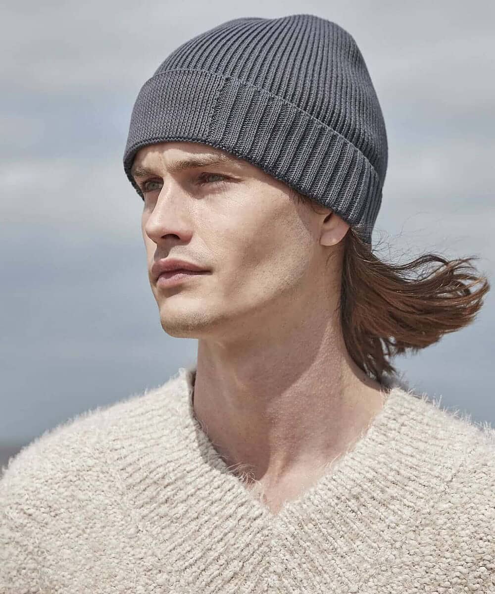 Organic Cotton Beanie for Custom Embroidery.