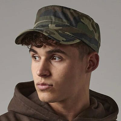 Camo Army Cap for Custom Embroidery and Printing.