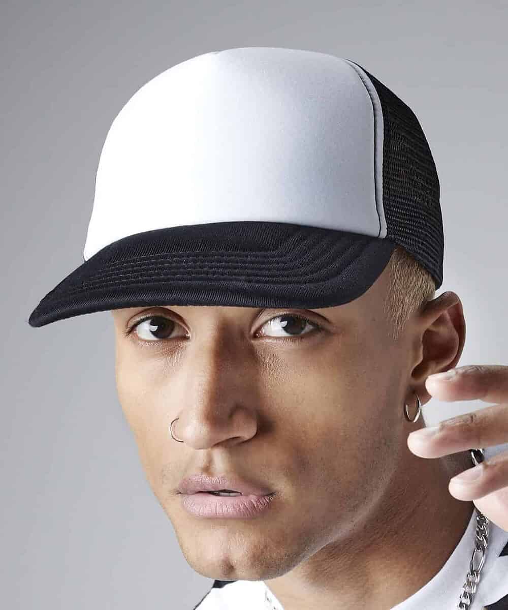 Vintage Snapback Trucker Cap for custom embroidery and branding.