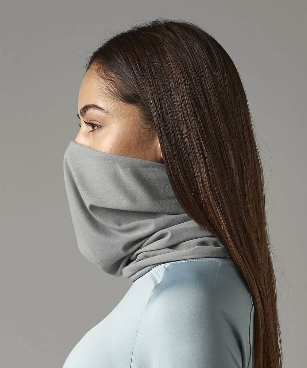 Recycled fabric Beechfield BC915 Morf snood for embroidery and custom printing. Eco-friendly, versat.