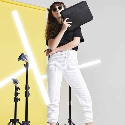 Laptop case for embroidery and printing, ideal for custom branding.