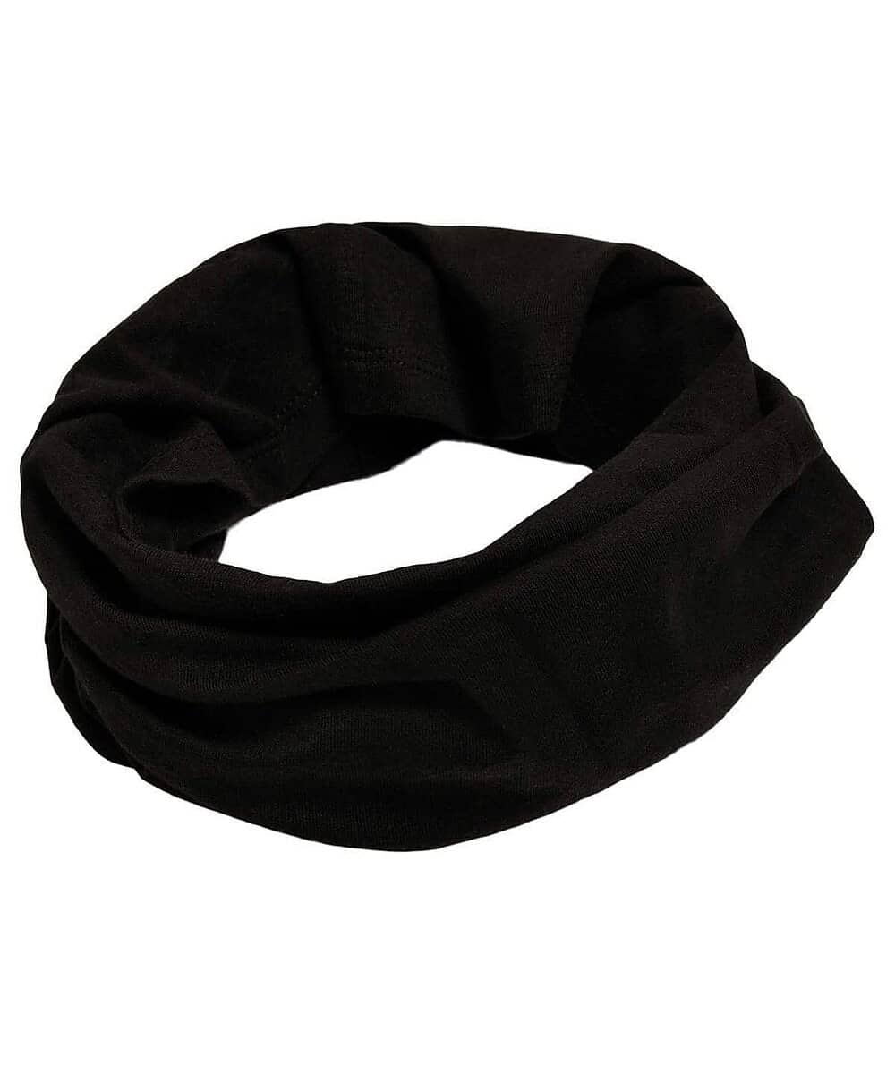 Organic cotton tube scarf for custom embroidery and branding. Perfect for promotional events and cor.