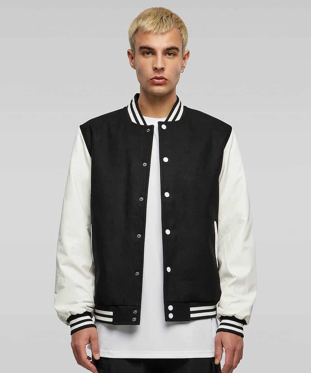 Old School College Jacket for Custom Embroidery and Printing.
