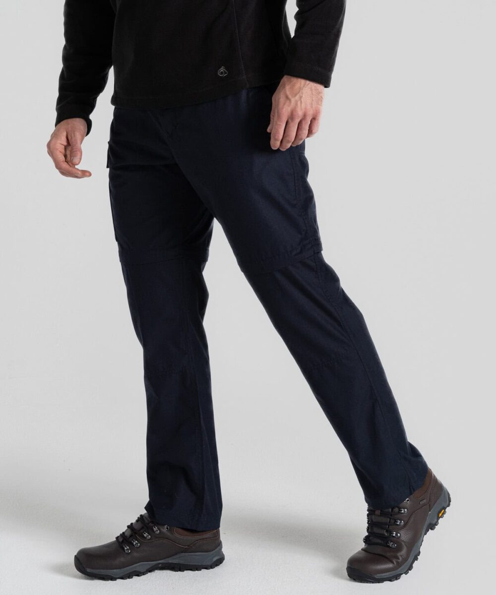 An image of Craghoppers CR235 Expert Kiwi Tailored Convertible Trousers, ideal for embroidery and wo.