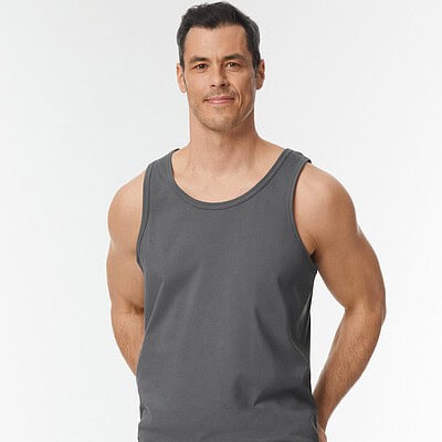Adult Gildan GD012 tank top for custom embroidery and printing.