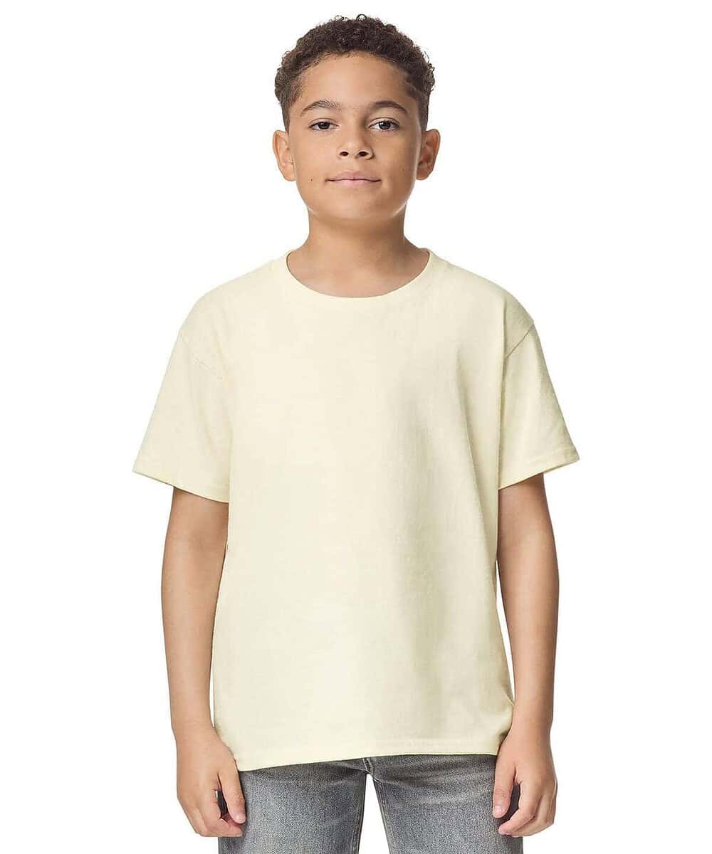 Youth Gildan Heavy Cotton T-Shirt for embroidery and printing.