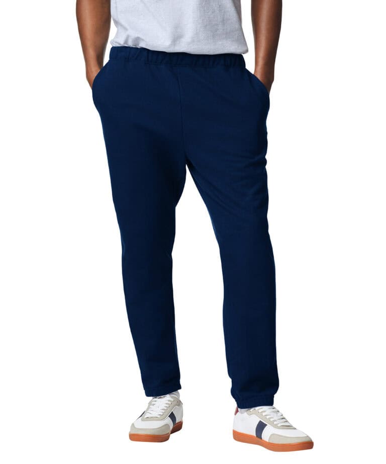 Comfortable navy work trousers for embroidered workwear and personalised uniforms.