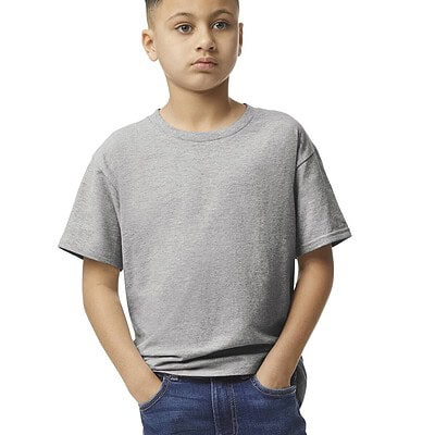 Youth Gildan GD07B Light Cotton T-Shirt for Embroidery.
