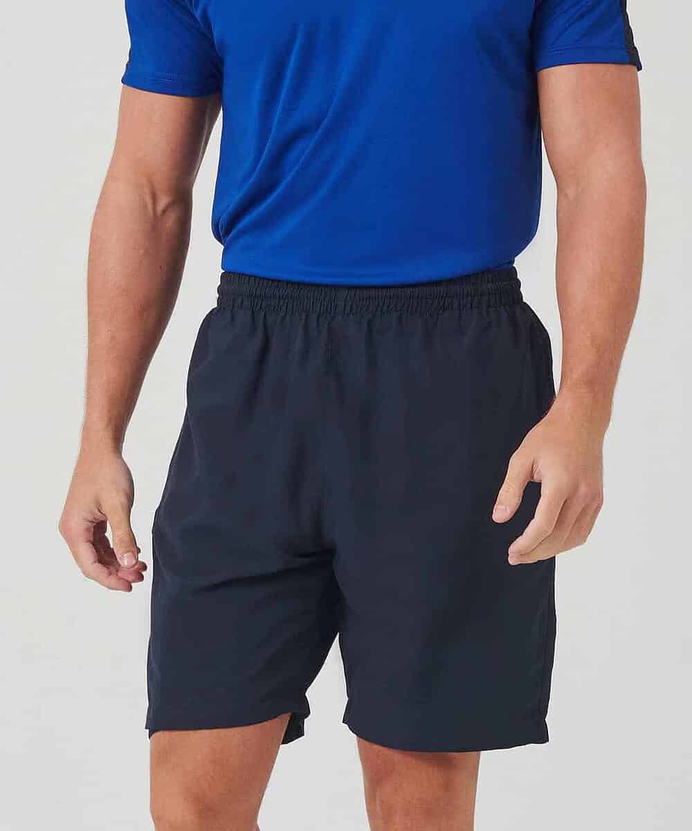 Microfibre shorts for embroidery and printing, ideal for custom workwear.