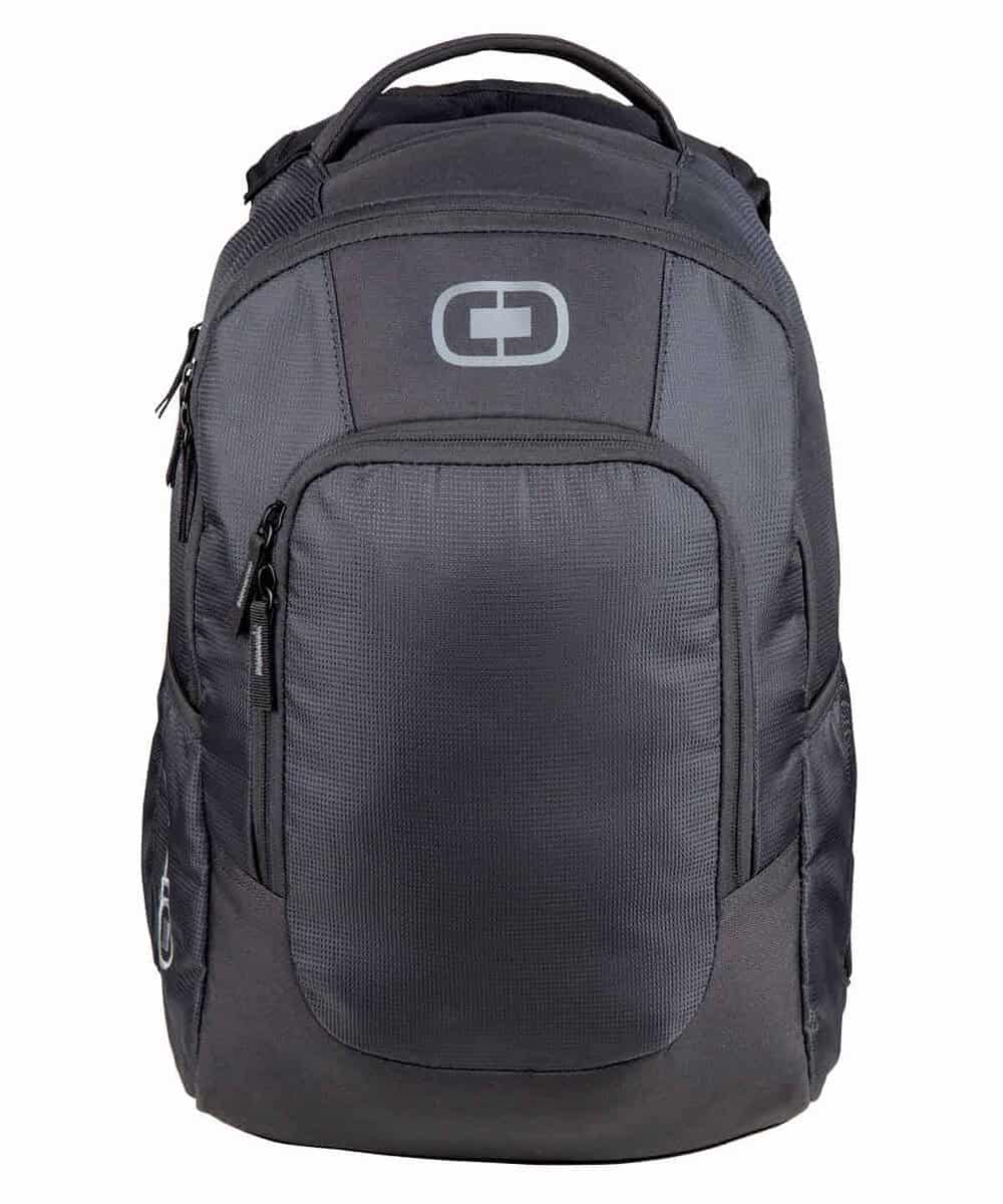 Ogio OG036 Logan Backpack with personalised embroidery options for workwear and promotional use.