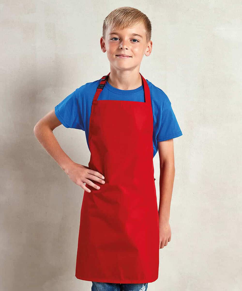 Kids waterproof apron for embroidery and personalisation.