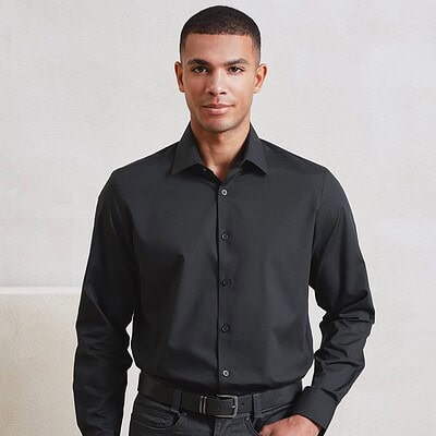 Recyclight long sleeve shirt for personalised embroidery, ideal for workwear and corporate uniforms.
