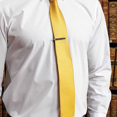 Micro Waffle Tie for Embroidery Personalisation.