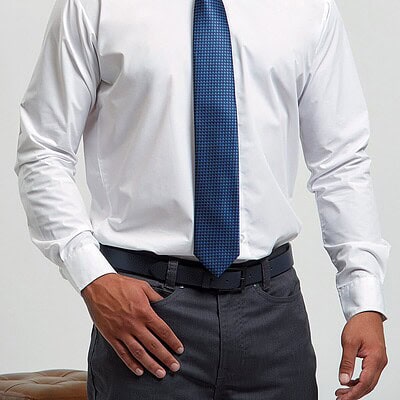 Puppy Tooth Tie with personalised embroidery for professional or casual wear. Perfect for adding a u.