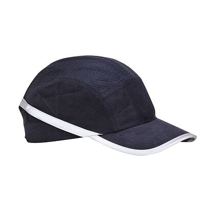 High-visibility Portwest PW099 Vent Bump Cap, EN812 certified, ideal for personalised headwear.