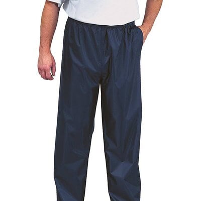 Rain-resistant work trousers for embroidery and personalisation.