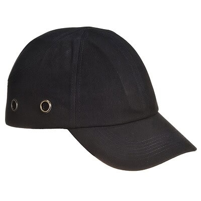 Personalised safety bump cap for workwear embroidery.