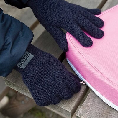 Embroidered workwear gloves with Thinsulate lining for warmth and durability. Personalised for winte.