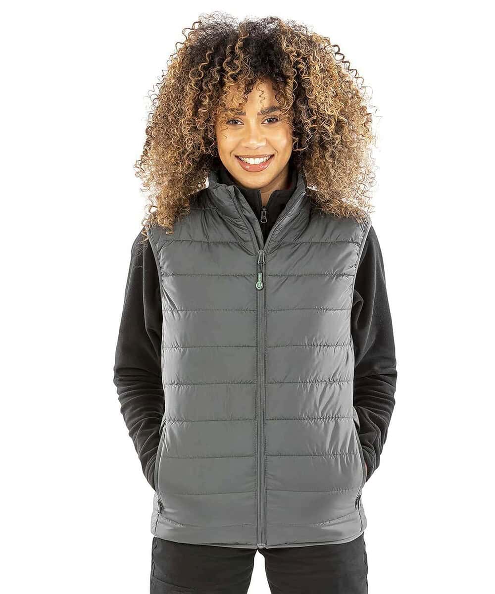 Padded bodywarmer with personalised embroidery options, ideal for workwear and outdoor activities.