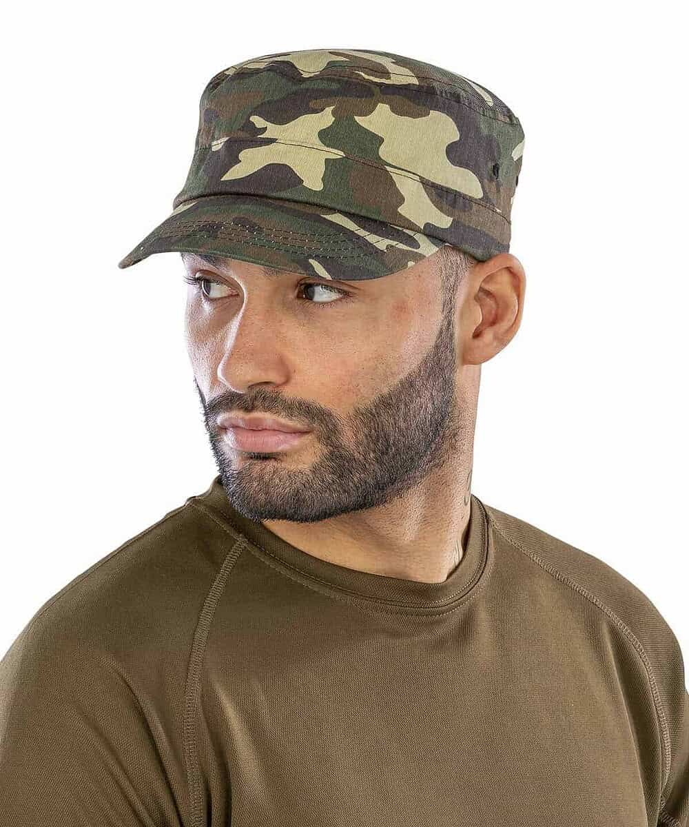 Urban Camo Cap for personalised branding and workwear. Perfect for custom logos and promotional use.