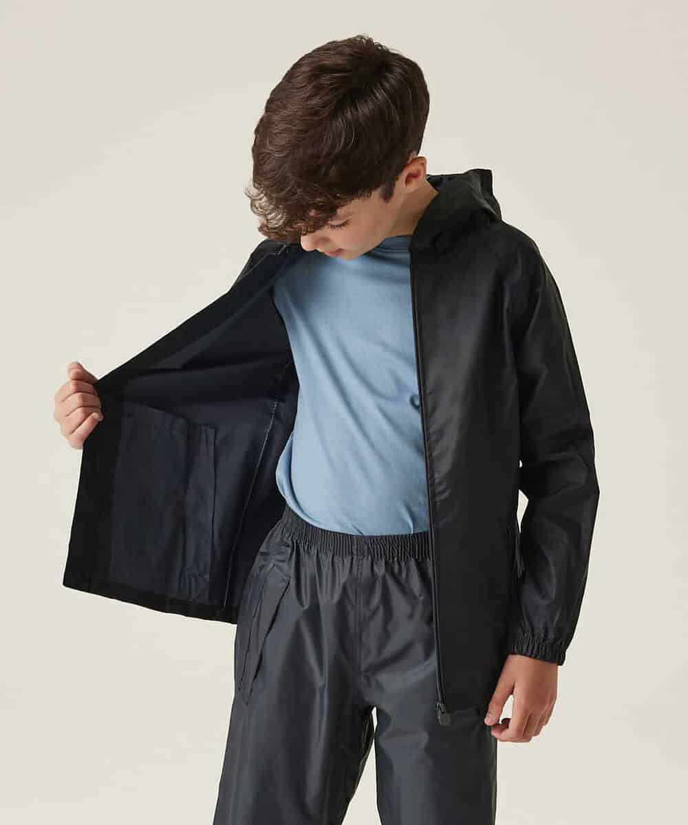 Kids Pro Stormbreak Jacket with personalised logo option.