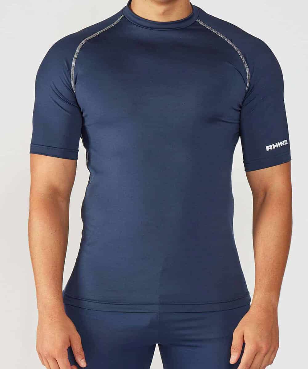Baselayer short sleeve shirt for workwear and sports. Comfortable, breathable, and ideal for crew un.