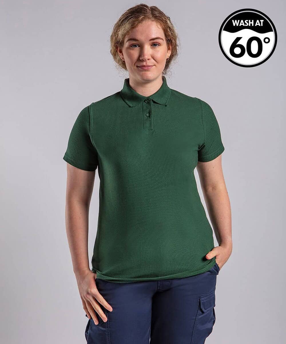Pro RTX RX01F Women's Pro Polo for professional workwear. Comfortable, durable, and easy to wash. Pe.
