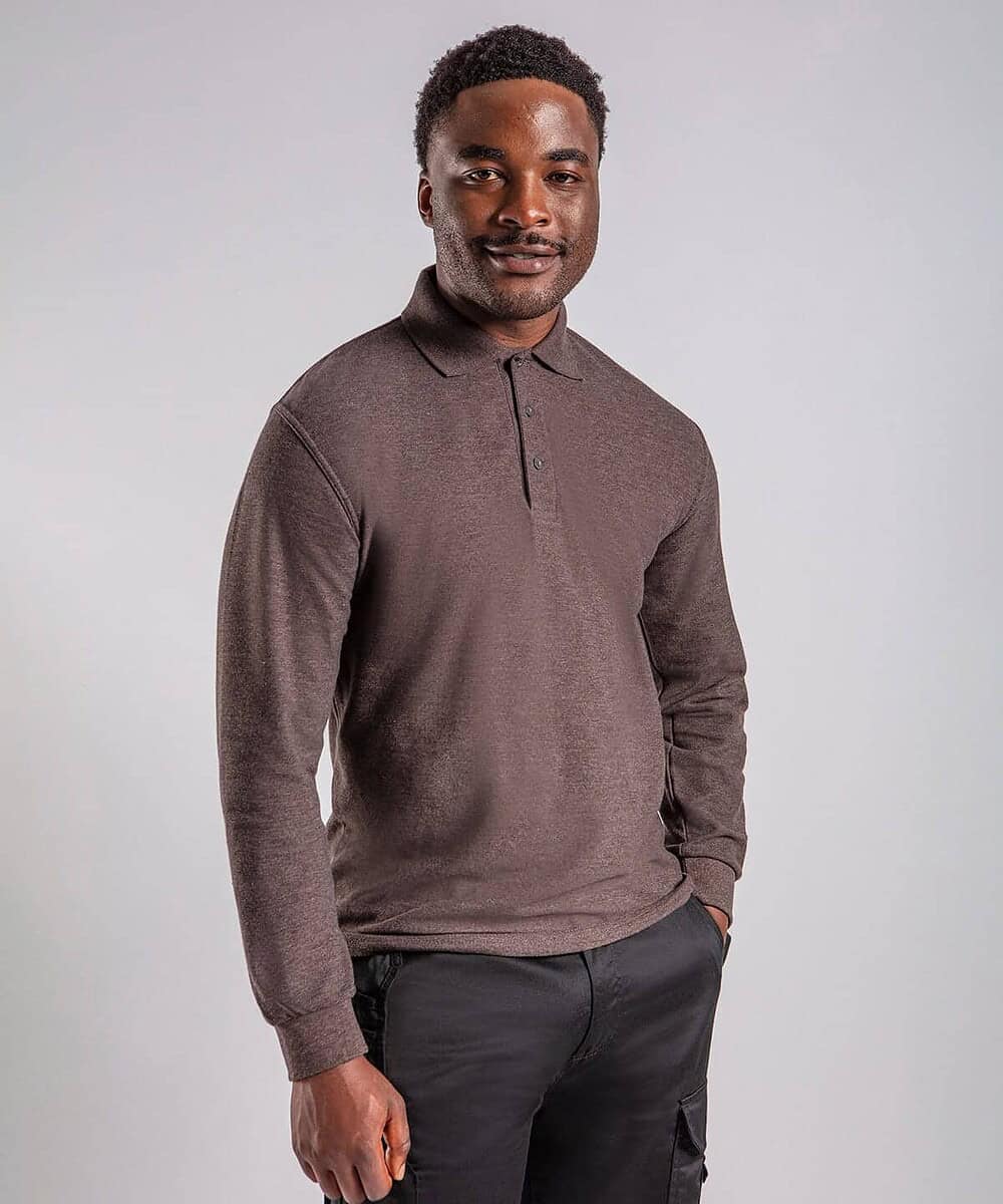 Long Sleeve Polo Shirt for Workwear and Uniforms.