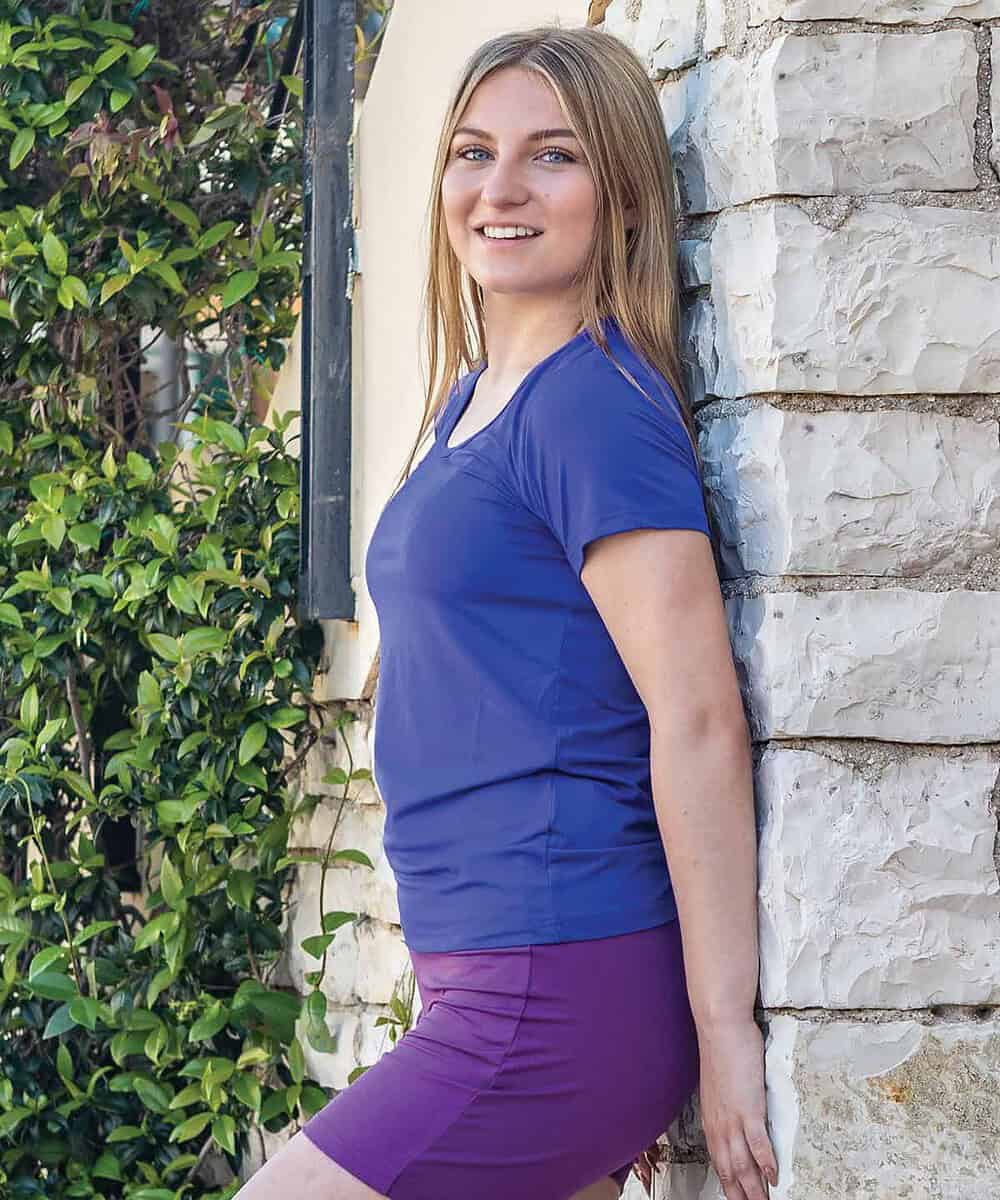 Branded blue Softex T-shirt ideal for team uniforms and workwear. Comfortable, durable, perfect for.