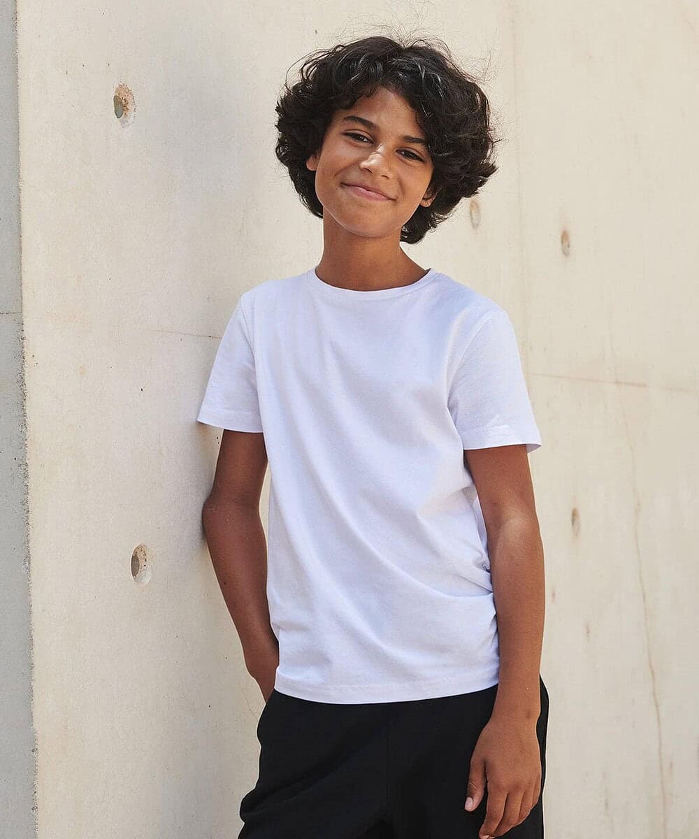 Kids Feel-Good Stretch T-Shirt for comfortable branded schoolwear.