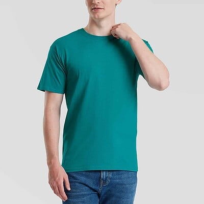 Teal plain T-shirt, ideal for workwear and uniforms, comfortable and durable.