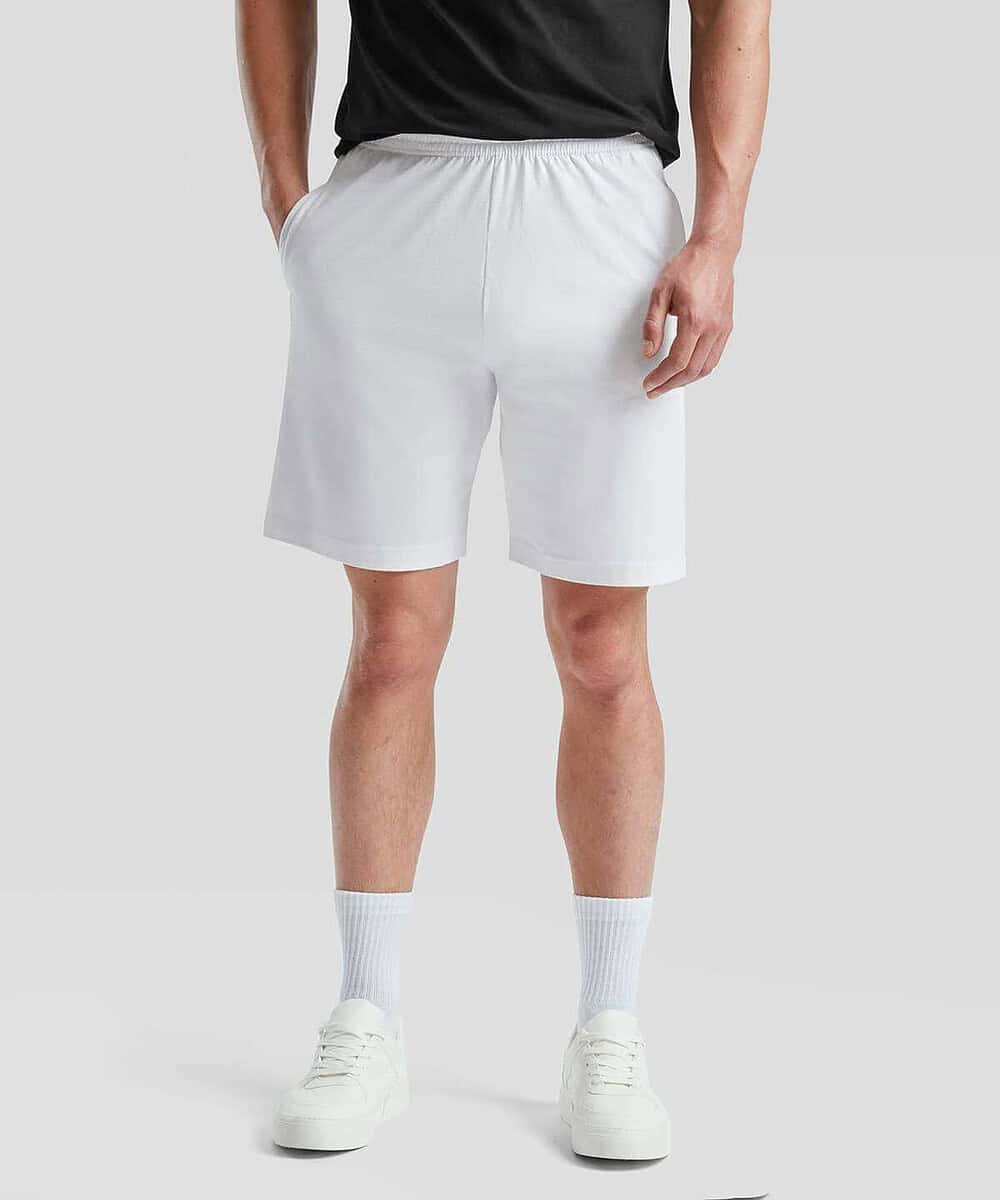 Iconic Fruit Of The Loom SS435 Jersey Shorts for work and teamwear.