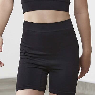 Kids seamless branded shorts with your logo.