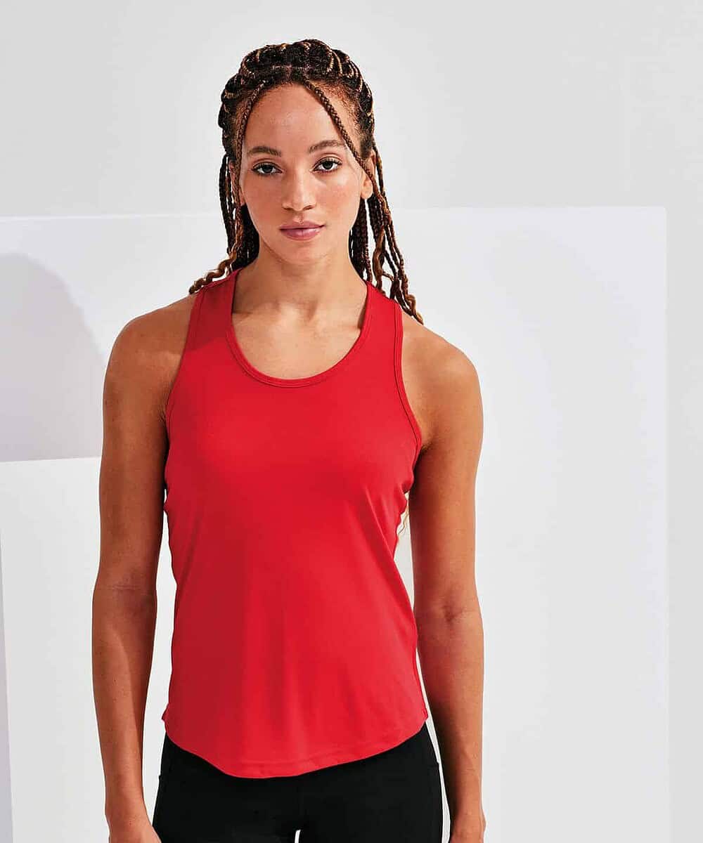 Women’s Recycled Performance Vest with Logo.