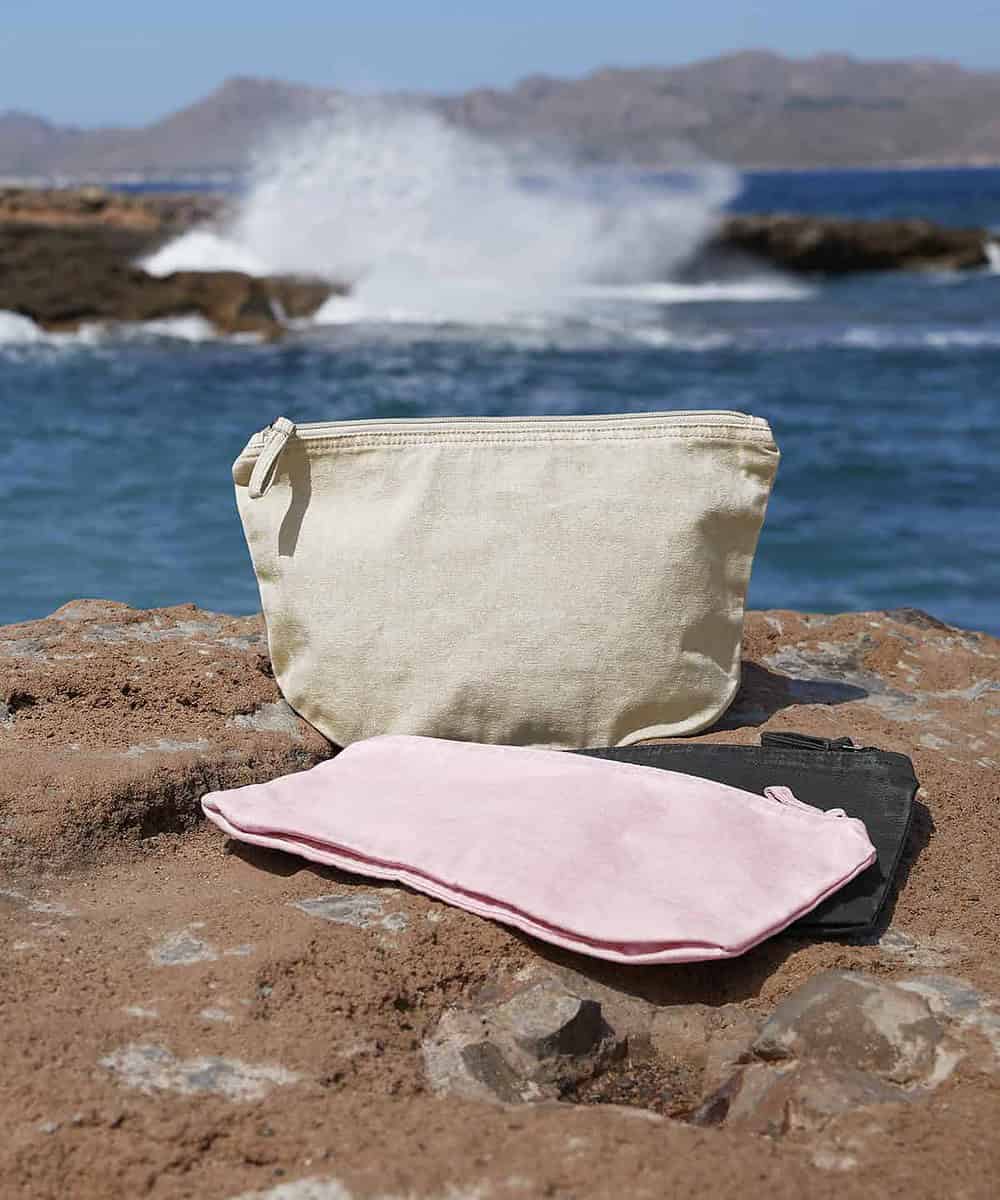 Reusable accessory bag by Westford Mill, ideal for travel, cosmetics, or small items.