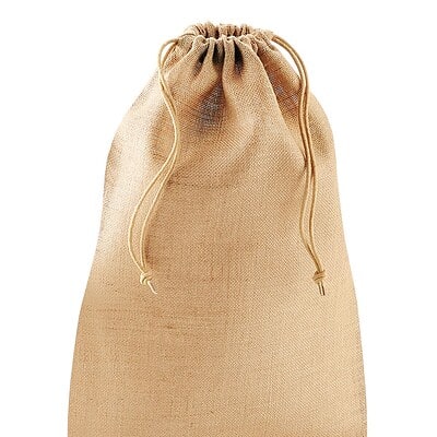 Jute Stuff Bag for branding and promotional use, ideal for custom logo printing.