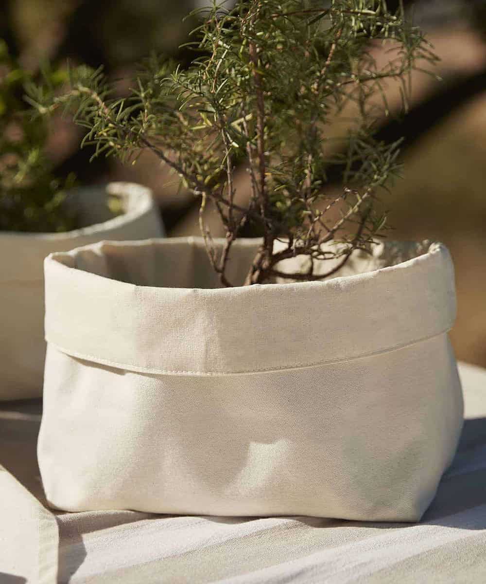 Reversible canvas organiser for storage, branded with your logo, ideal for organisation and promotio.