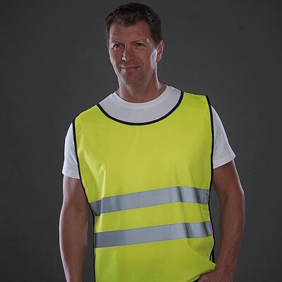 High-Vis 2-Band Tabard for Work Safety.