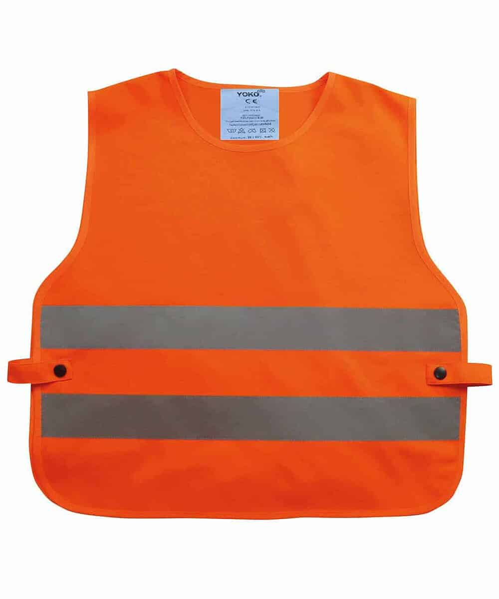 High-Vis Kids' Tabard with Reflective Strips for Safety.