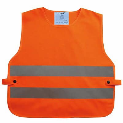 High-Vis Kids' Tabard with Reflective Strips for Safety.